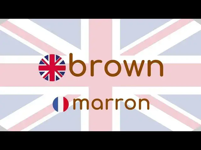 Video thumbnail for Comment prononcer « brown » en anglais