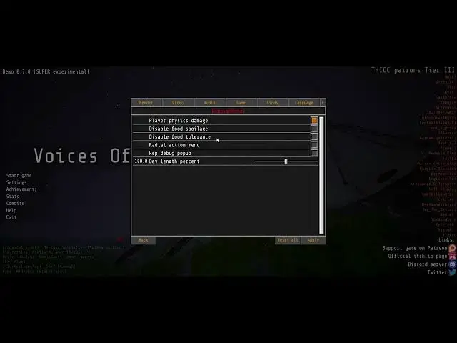 Video thumbnail for How To Enable & Disable Food Spoilage In Voices Of The Void