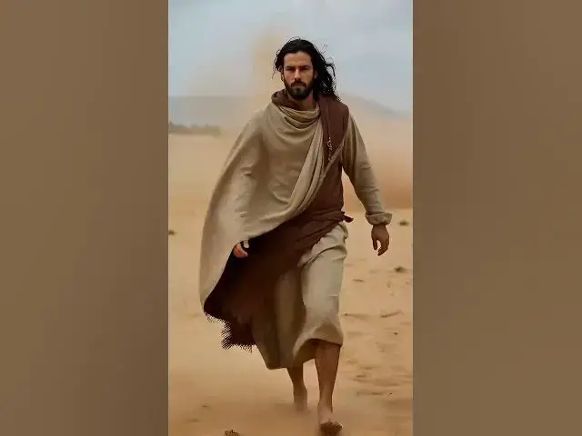 'Video thumbnail for Jesus Delivers an INCREDIBLE Message Amidst a Massive Sandstorm  #bibleverse #motivation #hope #love'