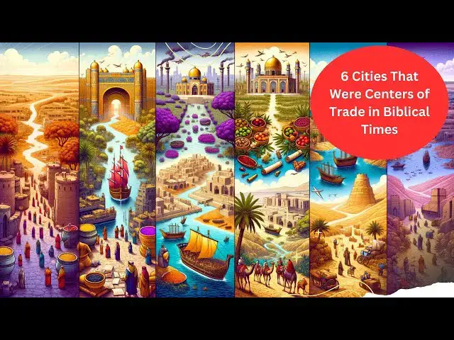 Video thumbnail for 6 Cities That Were Centers of Trade in Biblical Times