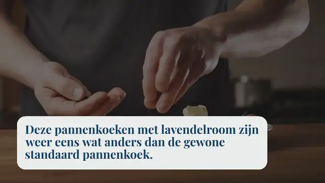 Video thumbnail for Pannenkoeken met lavendelroom