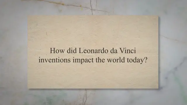 'Video thumbnail for Leonardo Inventions Still Used Today'