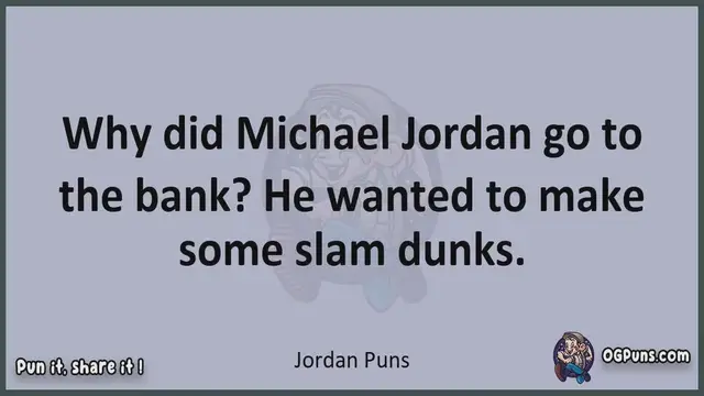 Video thumbnail for Jordan - Jokes, Puns, Wordplays, and Laughter