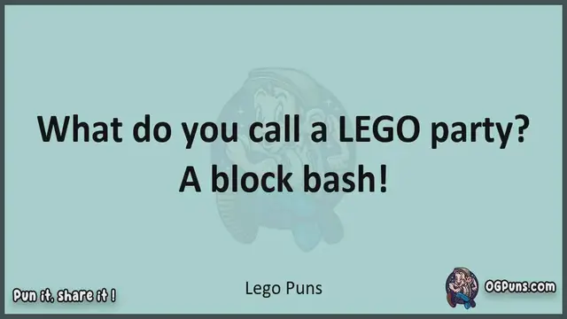 Video thumbnail for Lego - Jokes, Puns, Wordplays, and Laughter