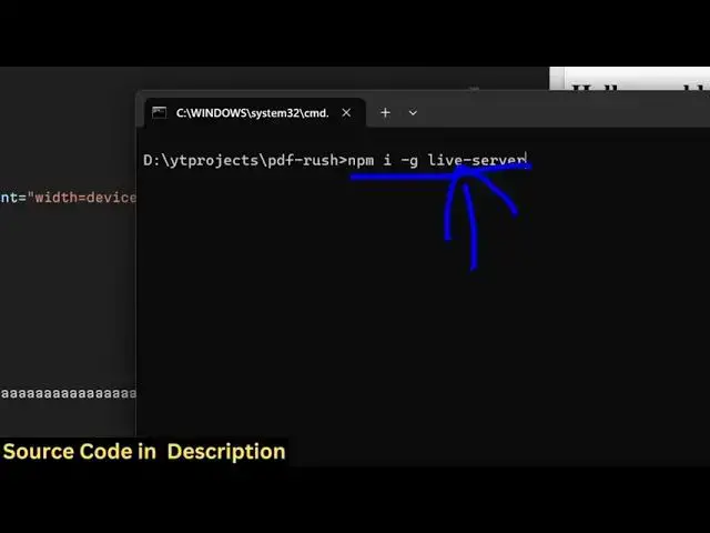 Video thumbnail for Node.js & JS Tutorial to Start HTTP Live Server With Hot Reload Using http-server & live-server