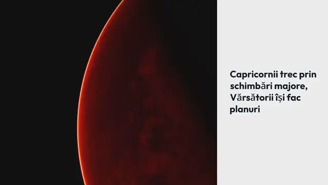 Video thumbnail for Horoscop 21 iunie 2024. Capricornii trec prin schimbări majore, Vărsătorii își fac planuri