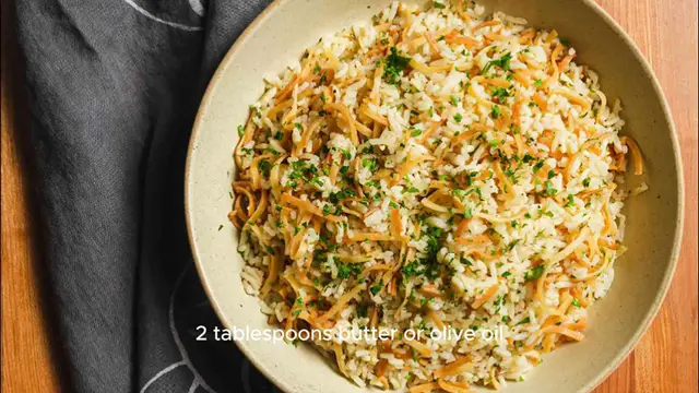 Video thumbnail for Rice Pilaf Recipe