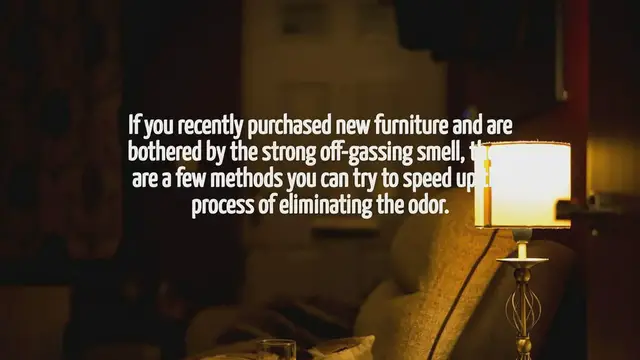 Video thumbnail for How To Speed Up Off-gassing Furniture