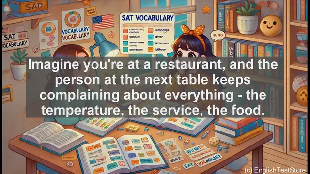 Video thumbnail for 5000 Must Know SAT Vocabulary - Querulous: Mastering SAT Vocabulary