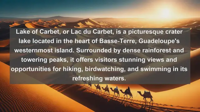 Video thumbnail for Exploring Guadeloupe's Natural Jewels: Top 10 Famous Lakes Unveiled