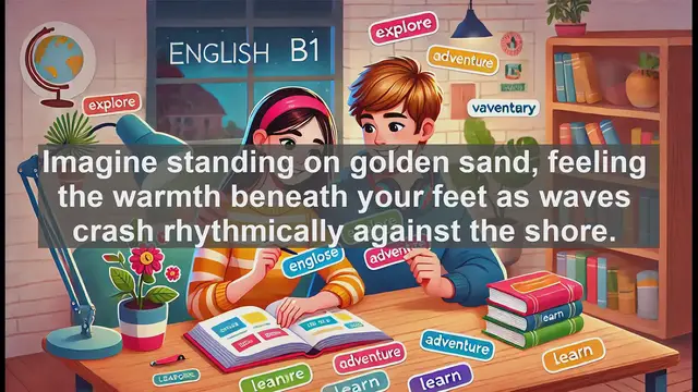 Video thumbnail for 2500 Must Know CEFR B1 Vocabulary - Beach: More Than Just Sand and Waves