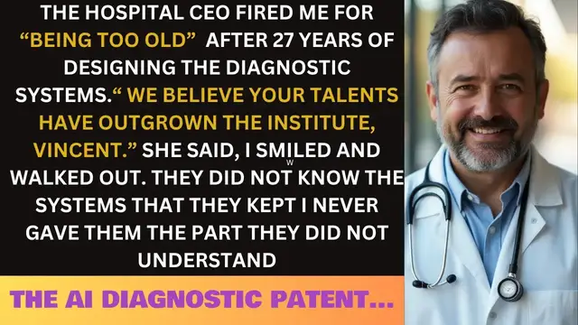 'Video thumbnail for I Got Fired By A Hospital CEO Who Didn’t Know I Invented The AI Patent That Saved Her Career.'