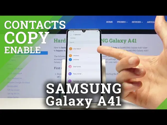 Video thumbnail for How to Copy Contacts in SAMSUNG Galaxy A41 – Duplicate Saved Numbers