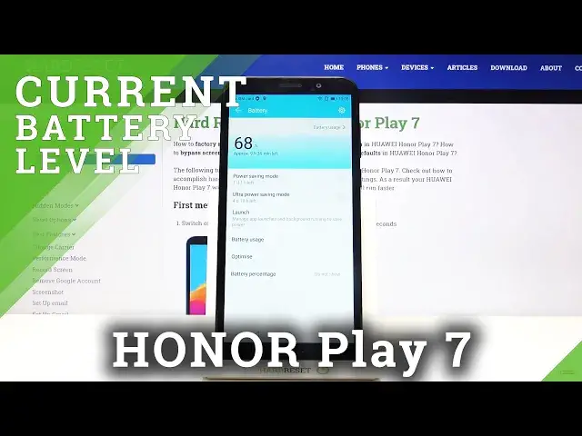 'Video thumbnail for How to Activate Battery Percentage in Honor Play 7 – Show Exact Battery Level'