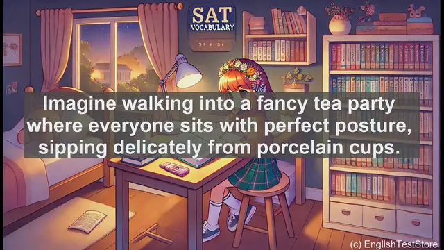 Video thumbnail for 5000 Must Know SAT Vocabulary - Prim: The Word for Formal Propriety