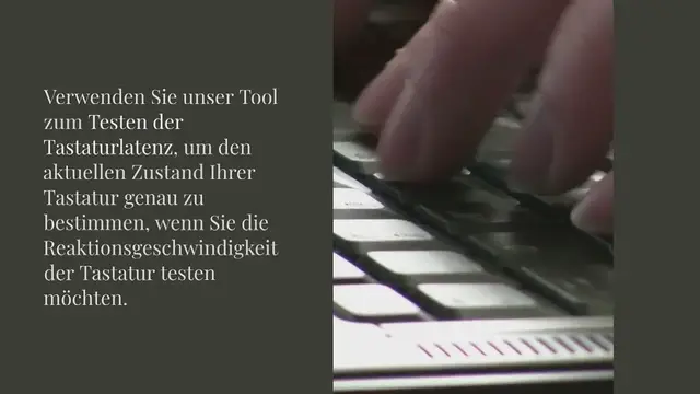 Video thumbnail for Tastatur-Latenztest | Reaktionszeit & Abrufrate
