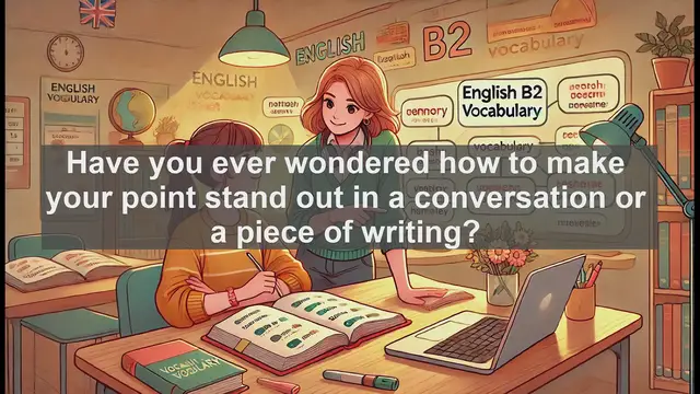 Video thumbnail for 1500 Must Know CEFR B2 Vocabulary - Understanding Emphasis: A Key to Effective Communication