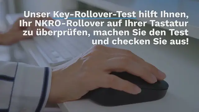 Video thumbnail for Key Rollover Test | Keyboard NKRO Check