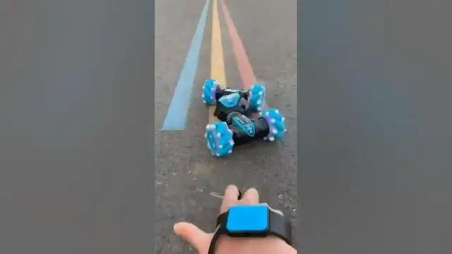 'Video thumbnail for Rotating Hand Controlled toy car 😲😲 #coolgadgets'