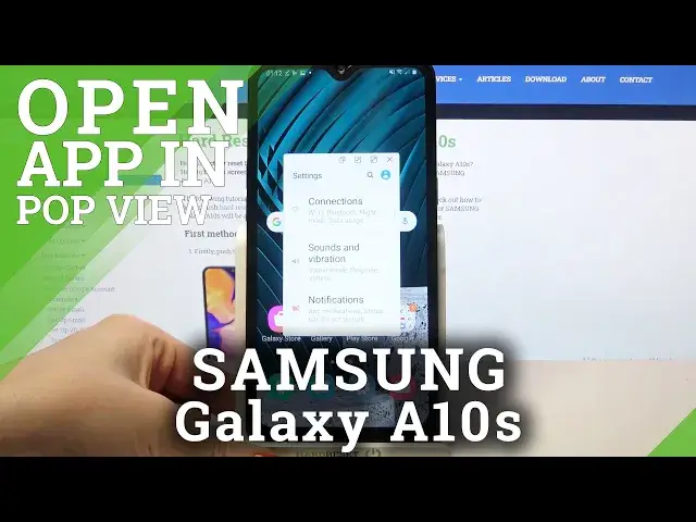 'Video thumbnail for How to Use Dual Screen in SAMSUNG Galaxy A10s – Open Apps in Pop Up View'