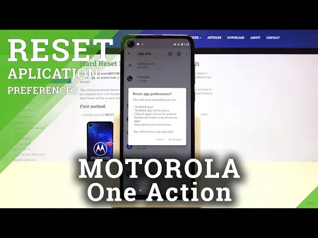 Video thumbnail for How to Reset App Preferences in MOTOROLA One Action – Restore App Defaults