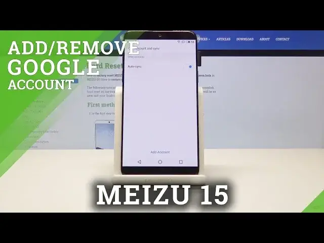 'Video thumbnail for How to Add or Remove Google Accounts on MEIZU 15 - Manage Google Users'