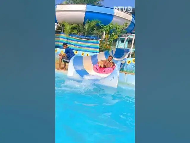 Video thumbnail for Water Park Slide - Virar Mumbai #waterpark #shorts