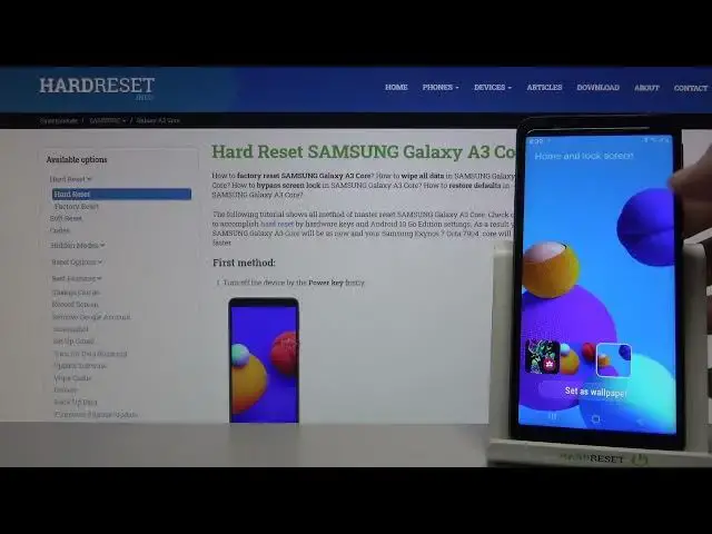 Video thumbnail for Wallpapers on Samsung Galaxy A3 Core – List of Wallpapers