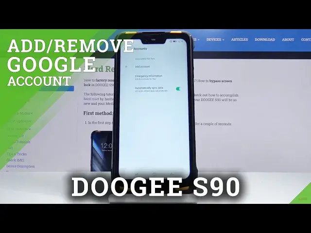 Video thumbnail for How to Add / Remove Google Account in DOOGEE S90 – Create / Erase User Data