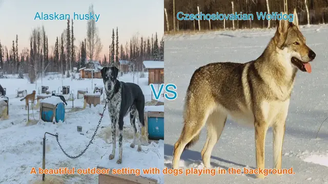 Video thumbnail for Alaskan Husky vs. Czechoslovakian Wolfdog: A Comparative Guide