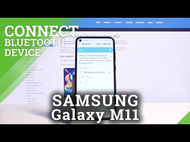 'Video thumbnail for How to  Connect Bluetooth Device to SAMSUNG Galaxy M11 – Bluetooth Connection'
