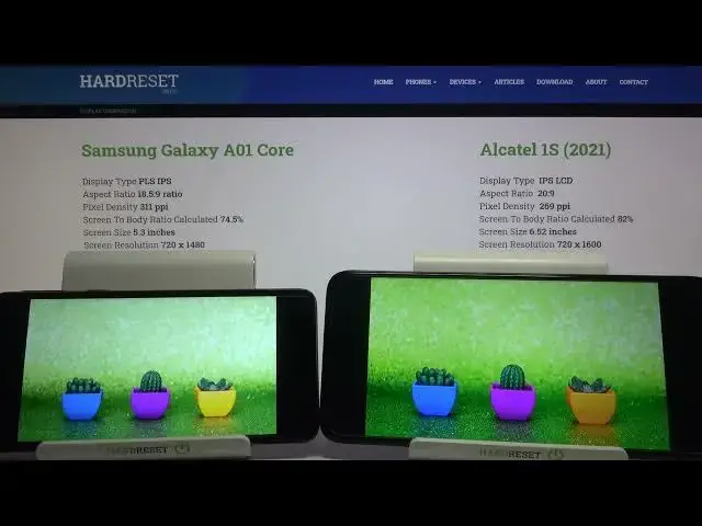 Video thumbnail for Displays Comparison - SAMSUNG Galaxy A01 Core vs ALCATEL 1S 2021