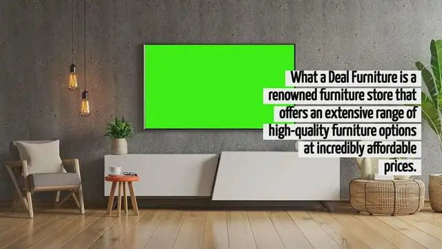 Video thumbnail for What A Deal Furniture
