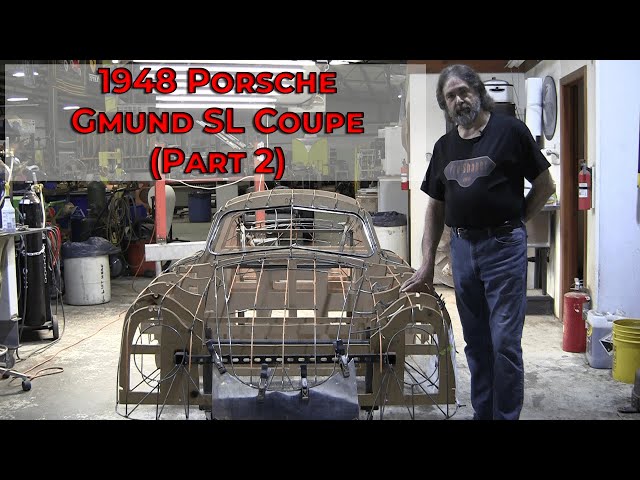 Video thumbnail for Metal Shaping: 1948 Porsche Gmund SL Coupe Hybrid Wireform Buck (Part 2)