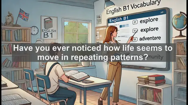 Video thumbnail for 2500 Must Know CEFR B1 Vocabulary - Understanding 'Cycle': Patterns in Nature and Language