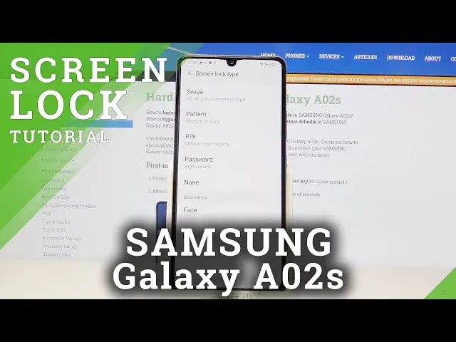'Video thumbnail for How to Set Up Screen Lock in Samsung Galaxy A02s – Add Screen Lock Method'