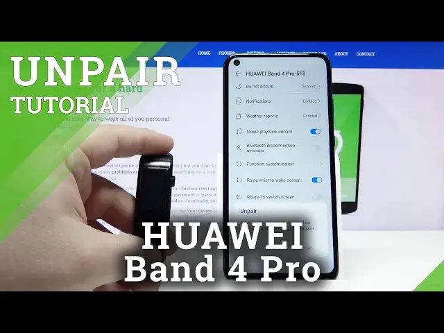 Video thumbnail for How to Unpair HUAWEI Band 4 Pro – Disconnect Watch with Smartphone