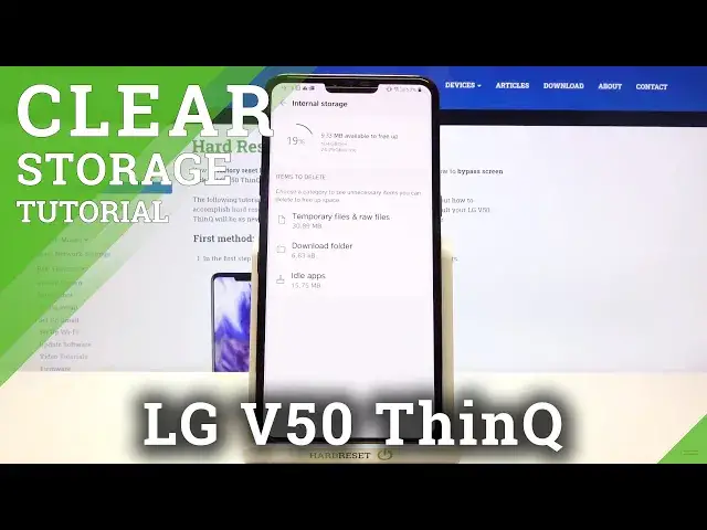 'Video thumbnail for How to Clean Storage in LG V50 ThinQ – Clear Junk Files'