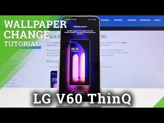 Video thumbnail for How to Change Wallpaper in LG V60 ThinQ – Refresh Display Look