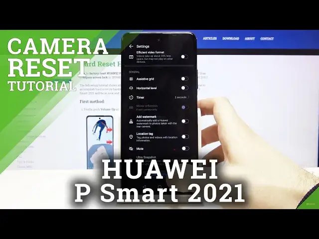 Video thumbnail for How to Reset Camera Settings in HUAWEI P Smart 2021 – Camera Reset