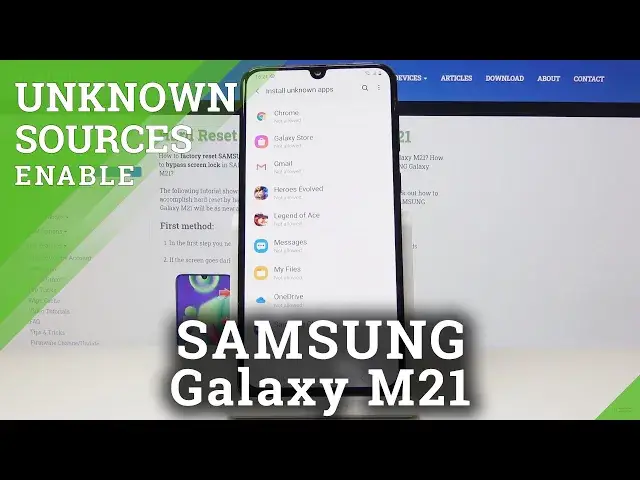 'Video thumbnail for How to Allow Unknown Sources in SAMSUNG Galaxy M21 – Unknown Sources'