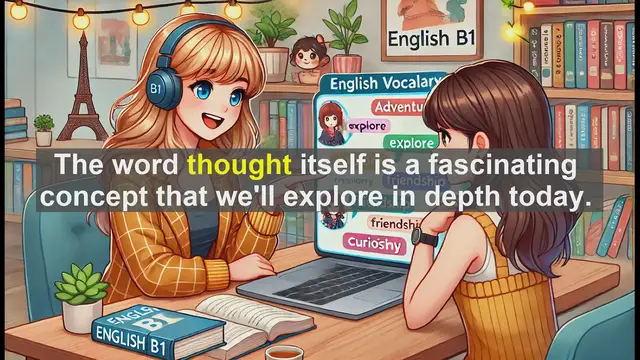 Video thumbnail for 2500 Must Know CEFR B1 Vocabulary - Understanding 'Thought': A B1 English Vocabulary Lesson
