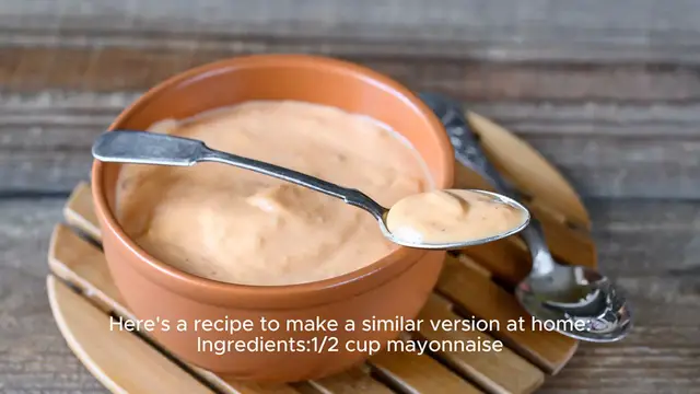 Video thumbnail for Big mac sauce recipe