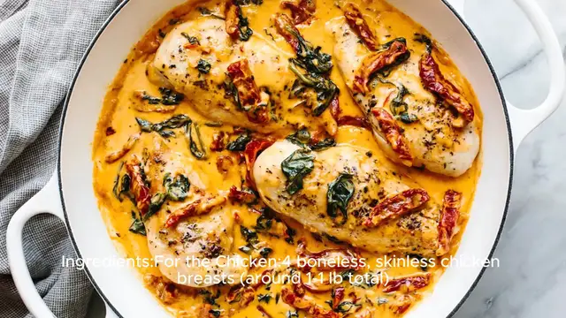 Video thumbnail for Tuscan chicken recipe