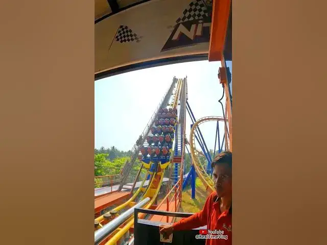 Video thumbnail for Most 😱 Dangerous Roller Coaster Ride at Imagica Theme Park #shorts #rollercoaster