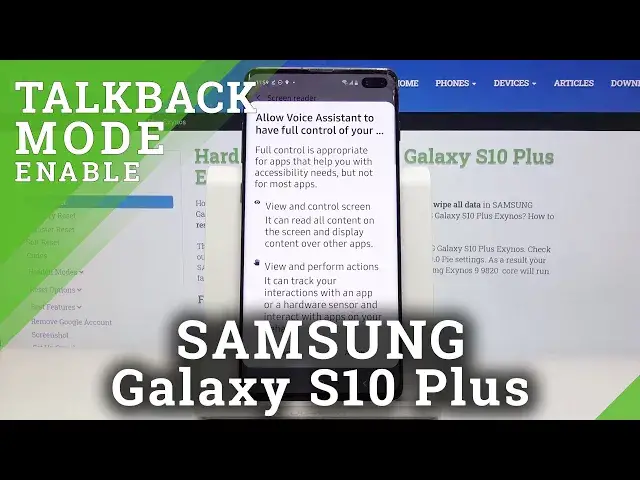 Video thumbnail for How to Activate Voice Assistant in SAMSUNG Galaxy S10 Plus – Turn On TalkBack