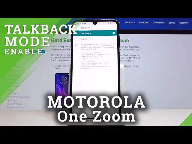 Video thumbnail for How to Activate TalkBack option on MOTOROLA One Zoom - Android Voice Assistant Feature