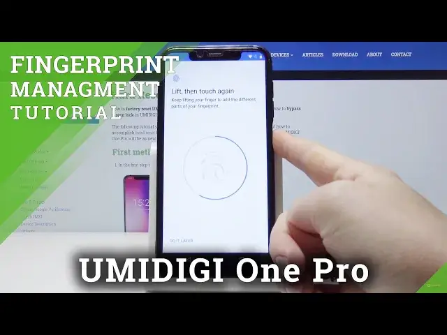 Video thumbnail for How to Set Up Fingerprint on UMIDIGI One Pro - Unlock by Fingerprint