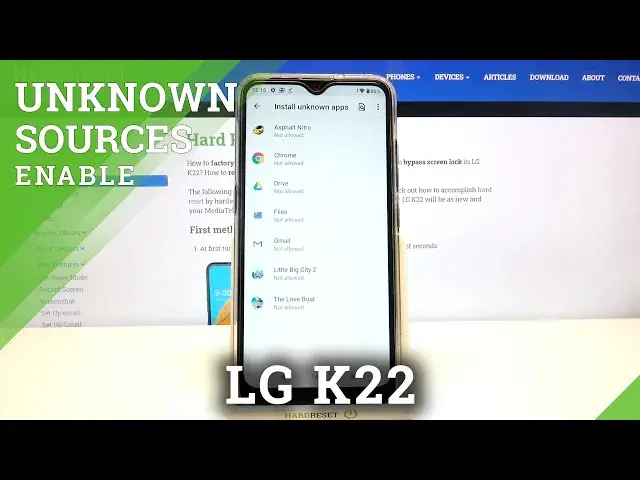 'Video thumbnail for How to Enable Unknown Sources in LG K22 – Allow App Installation'
