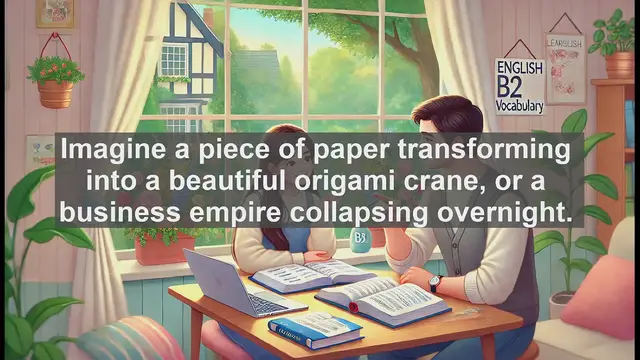 Video thumbnail for 1500 Must Know CEFR B2 Vocabulary - Mastering the Word 'Fold': From Origami to Business